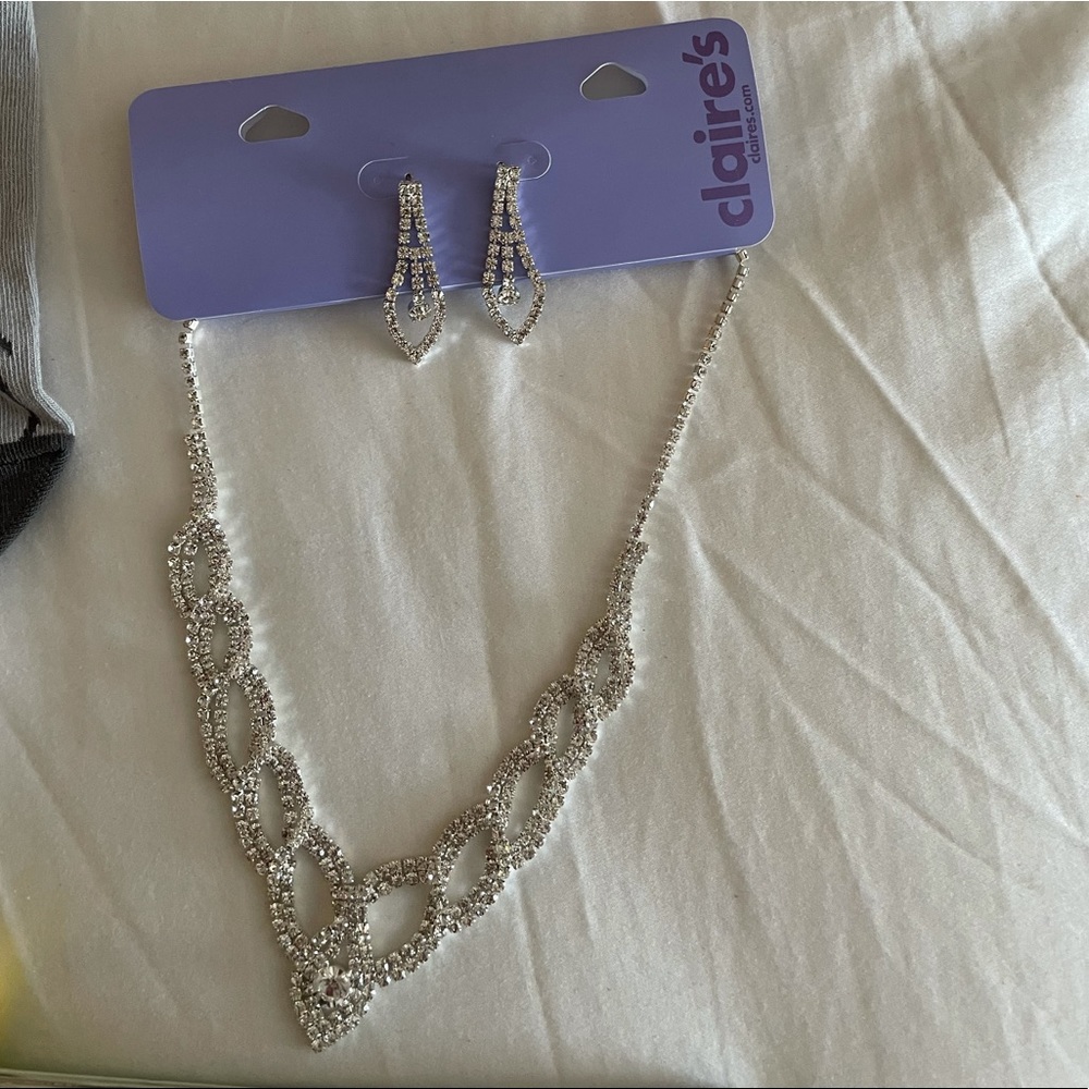 Claire's Necklace and Earrings
